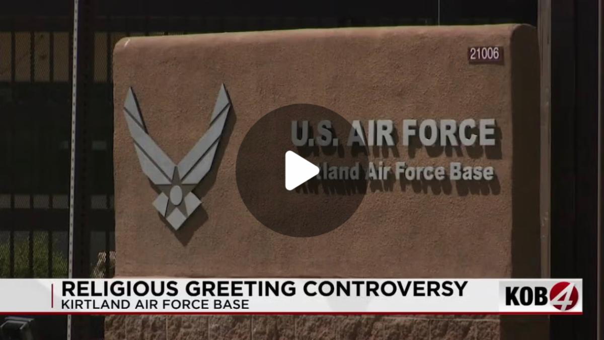 Screen shot from KOB 4 news report
