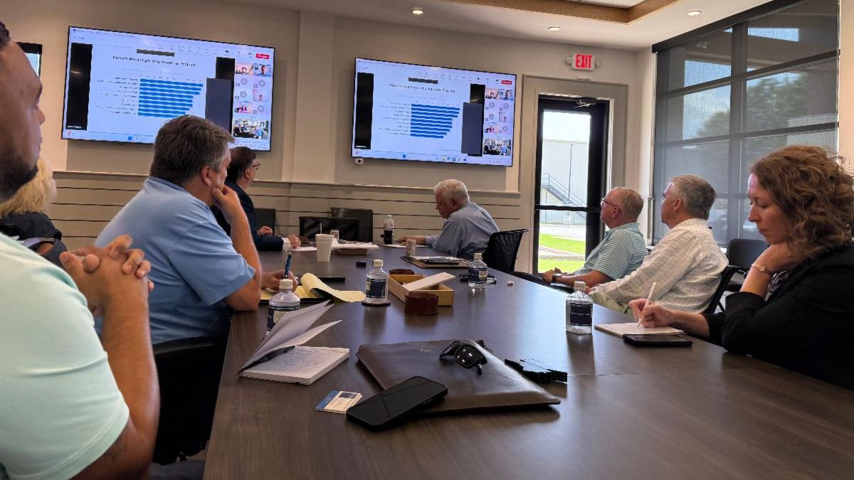 Harnett County Economic Development and various partners attending a GLS milestone meeting