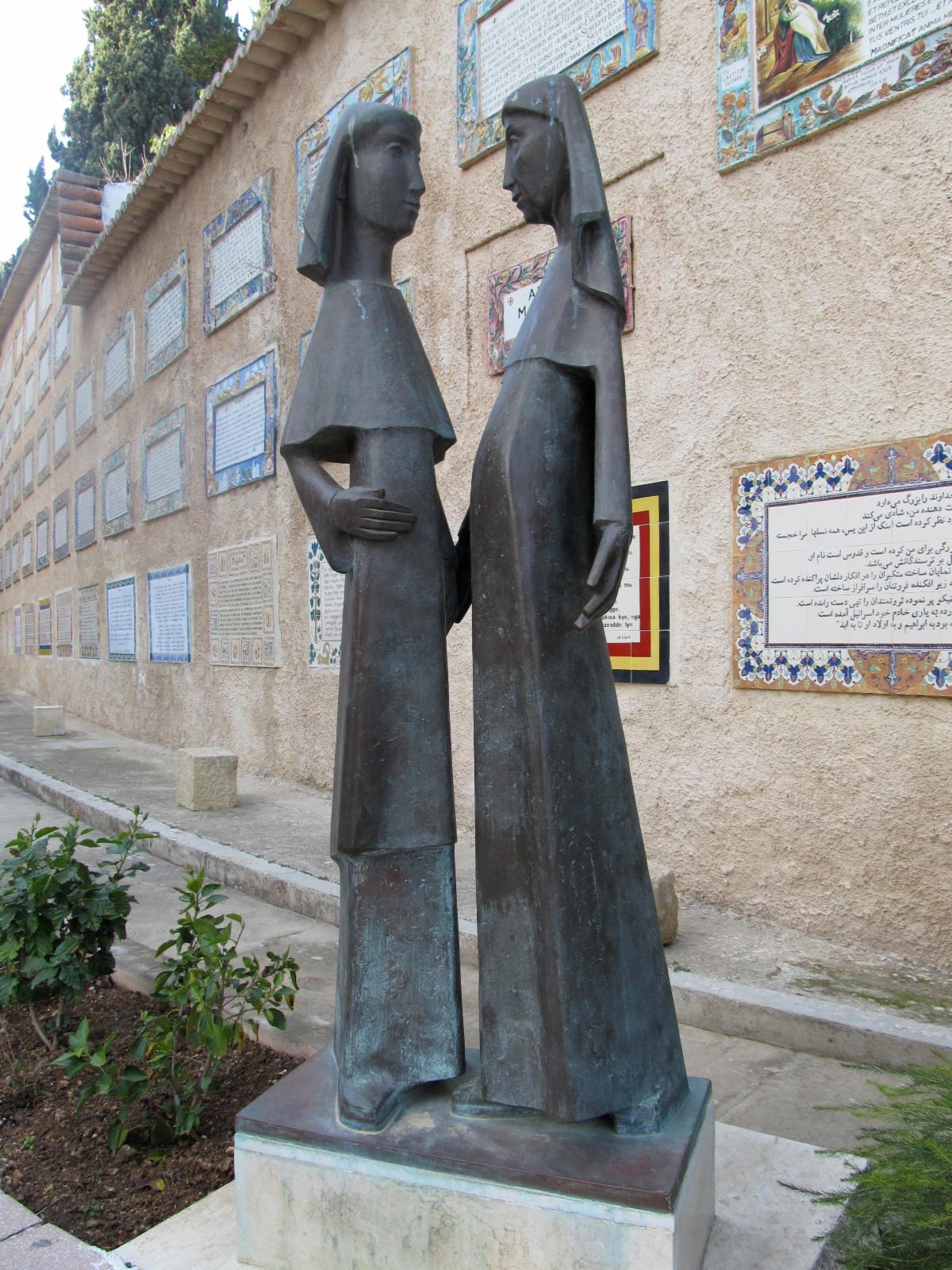 statue at Church of the Visitation