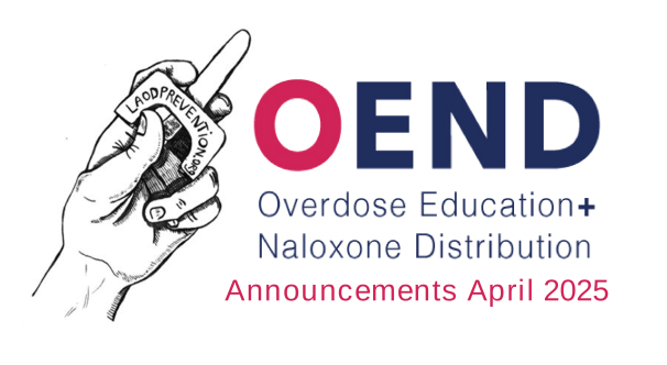 Revised: Overdose Education Monthly Trainings for April 2025
