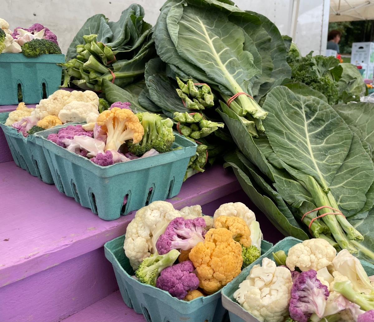 Rineer Collards and cauliflower