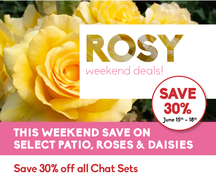 Rosy weekend deals!