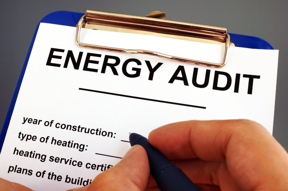 Energy audit clipboard