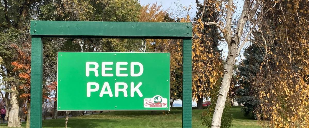 Reed Park sign