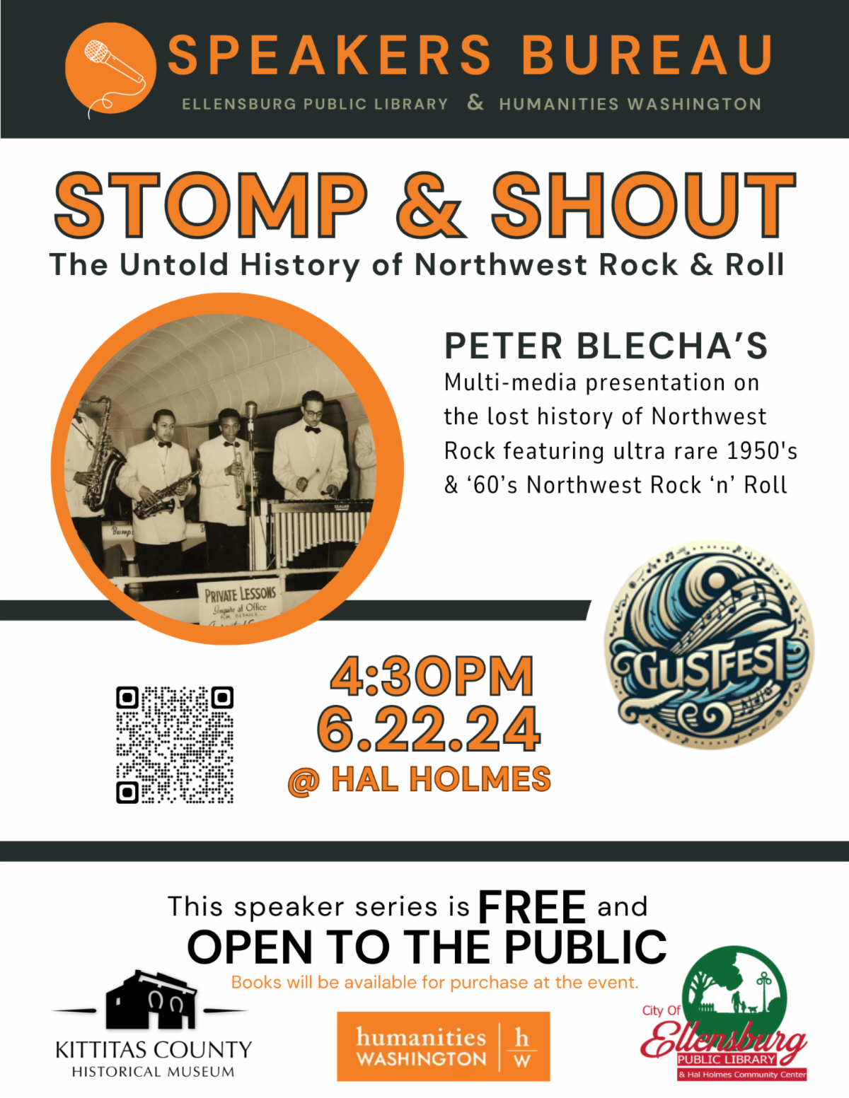 Stomp and Shout event flyer