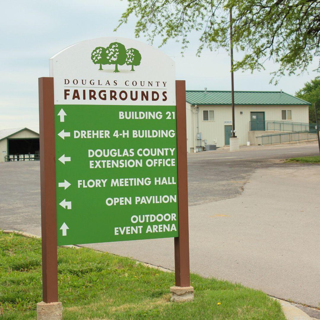 douglas county fairgrounds sign