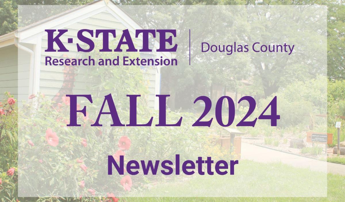 K State Research and Extension Douglas County Fall 2024 Newsletter header