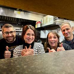 The Daily Dose Café and Cut Stone owners