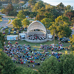 Kenosha Pops at Sesquicentennial Bandshell at Pennoyer Park