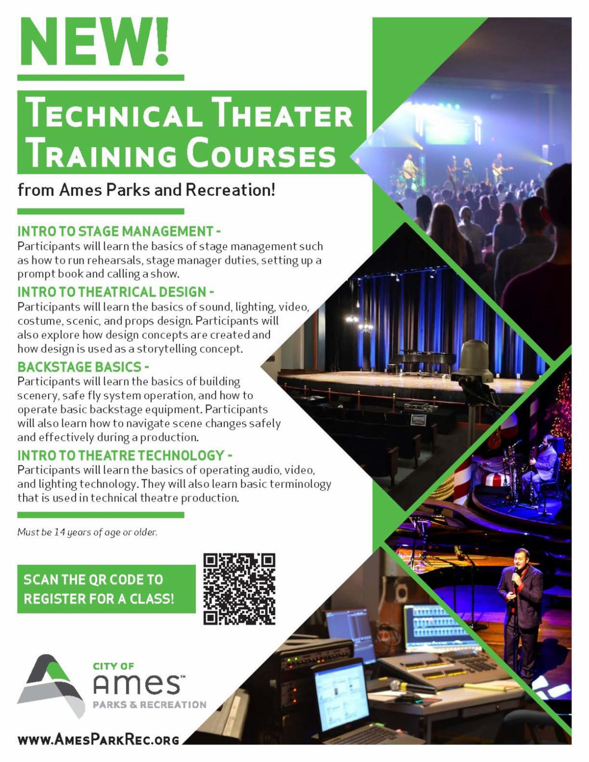 Technical Theater Classes Advertisement