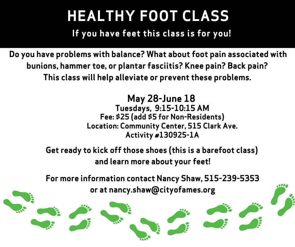 Healthy Foot Class Graphic
