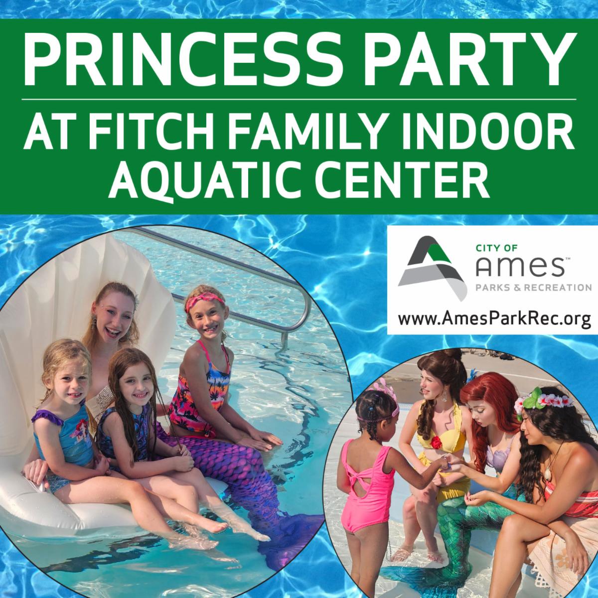 Princess Pool Party at Fitch Family Indoor Aquatic Center