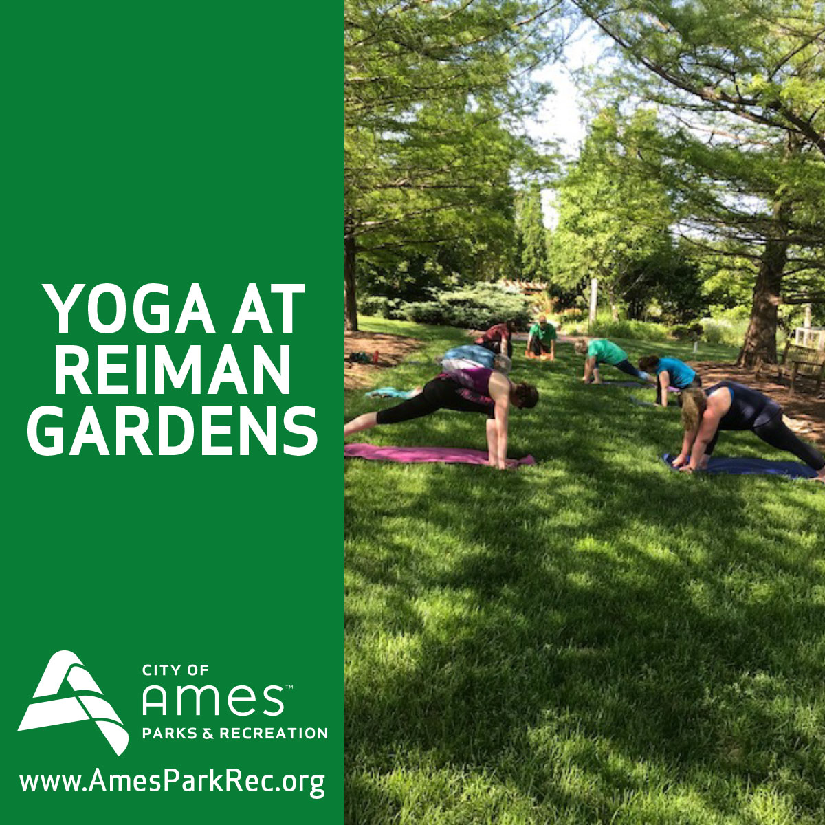 Yoga class announement