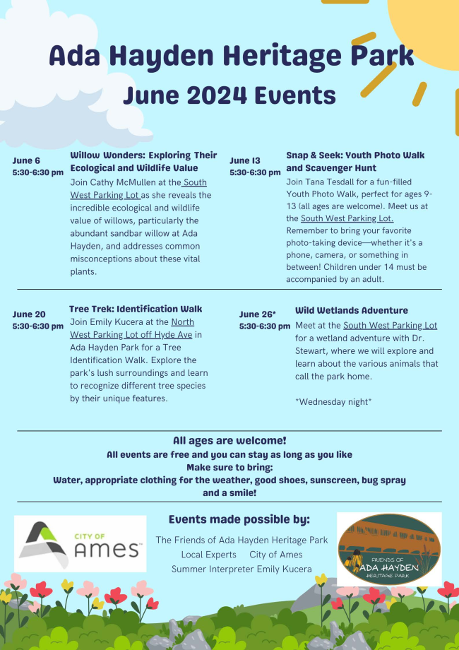 Brookside and Ada Hayden Park Events, Father's Day Golf Special, Paint