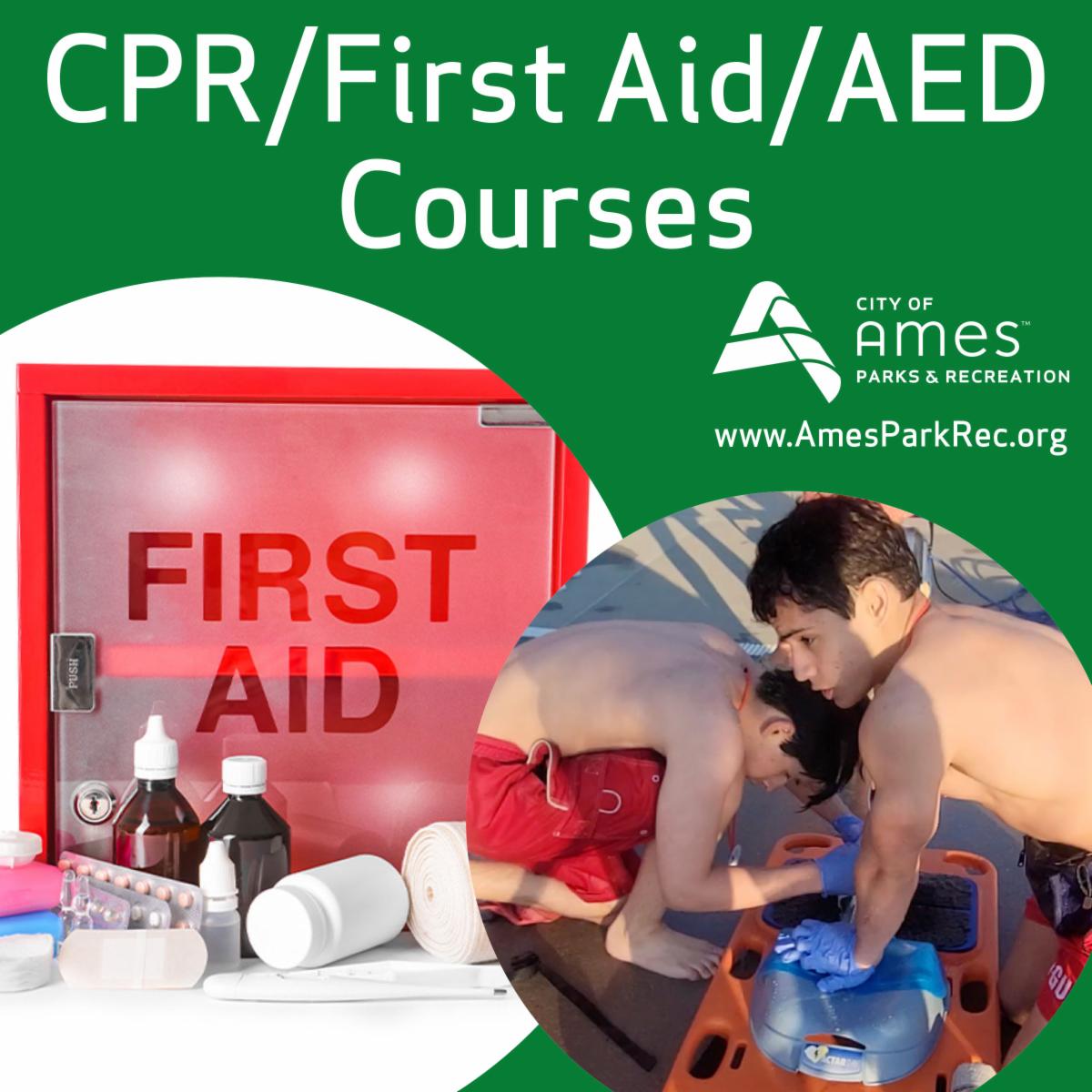 CPR/First Aid/AED courses at Fitch Family Indoor Aquatic Center