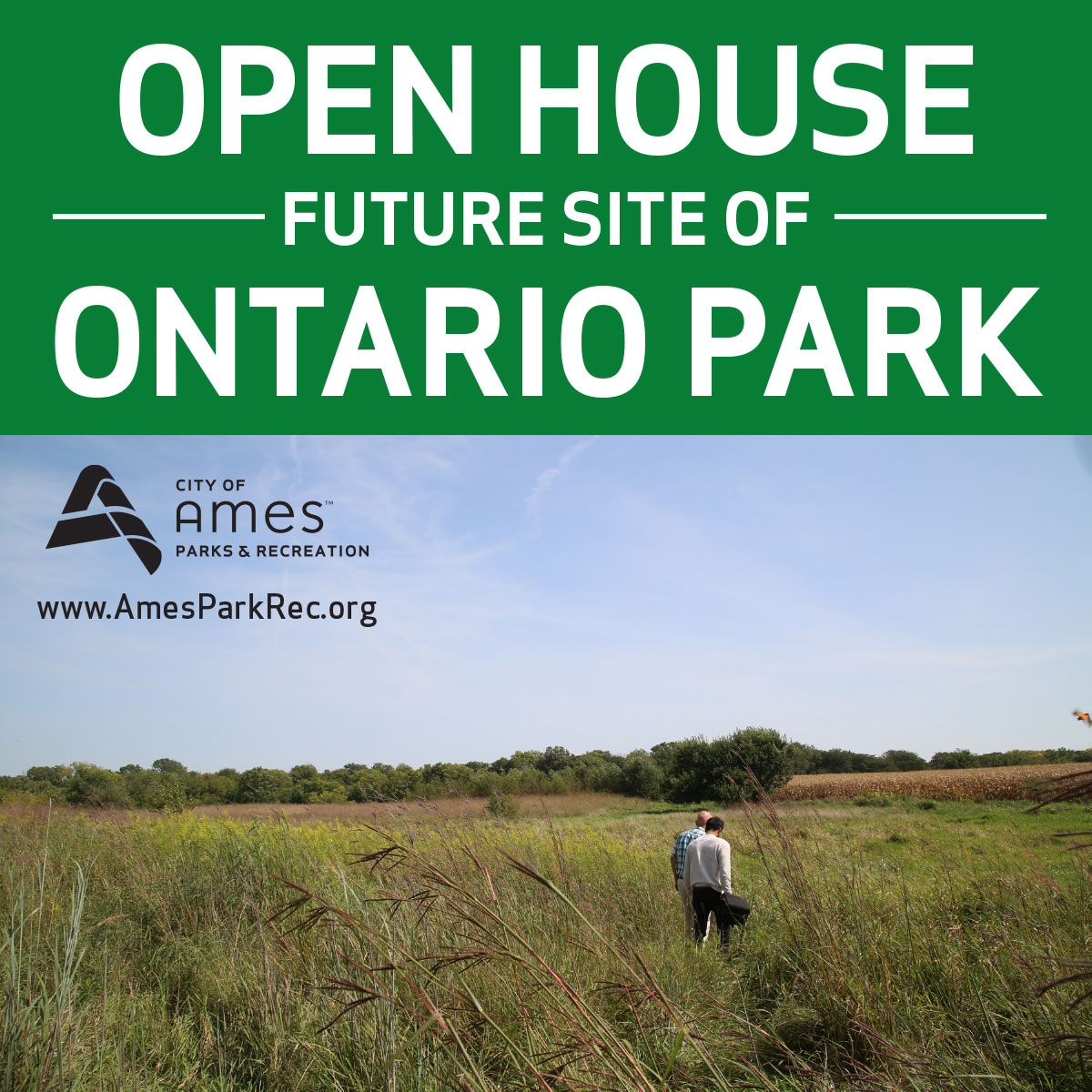 Open house future site of Ontario Park announcement
