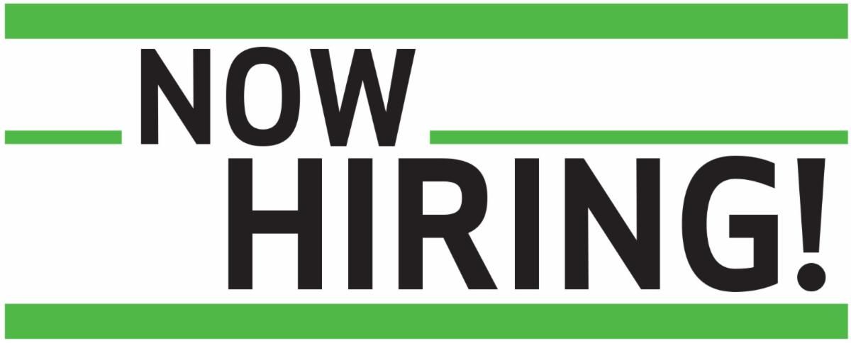 Now Hiring Announcement