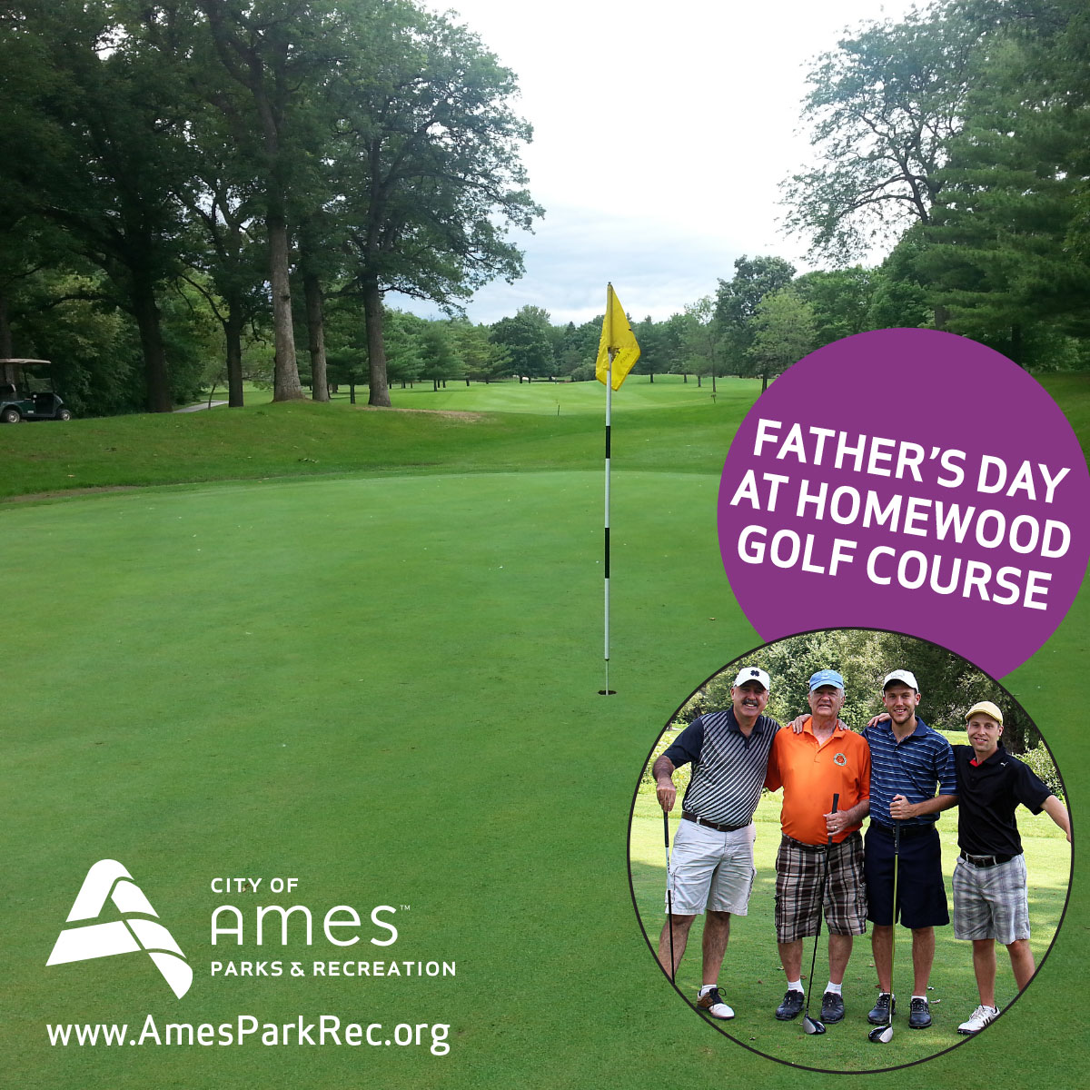 Homewood Golf Course Father's Day Announcement
