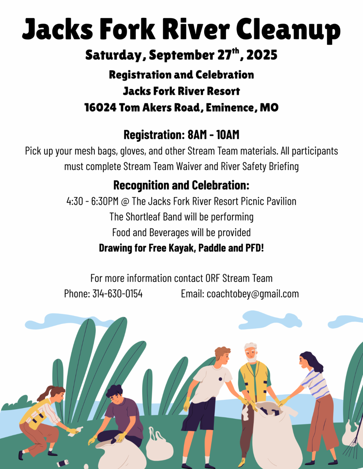 September cleanups on the Ozark Scenic Riverways and White River lakes ...