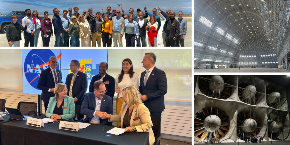 Four photo from the California × Netherlands 2026 Exchange advancing international collaboration on Smart & Air Mobility