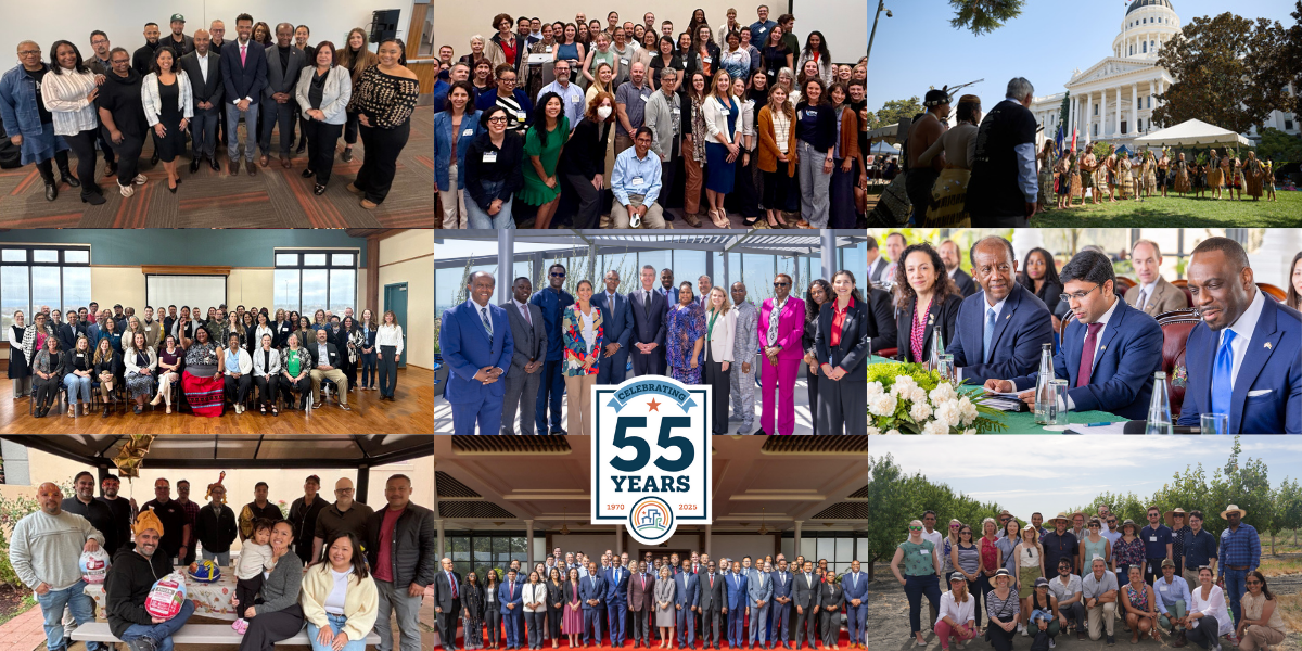 Collage of community group photos. Nine in all. 