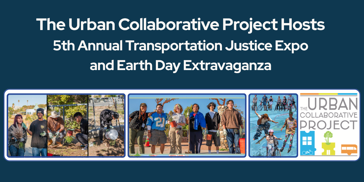 The Urban Collaborative Project hosts the 5th annual Transportation Justice Expo and Earth Day Extravaganza, with photos.