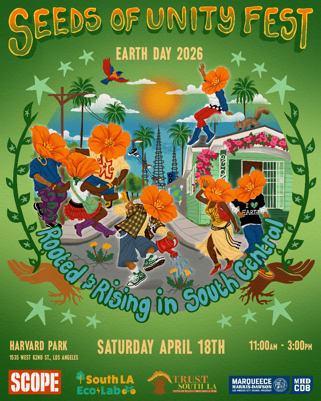 Seeds of Unity event flyer