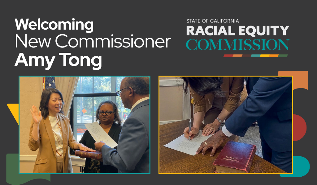 Welcoming new Commissioner Amy Tong