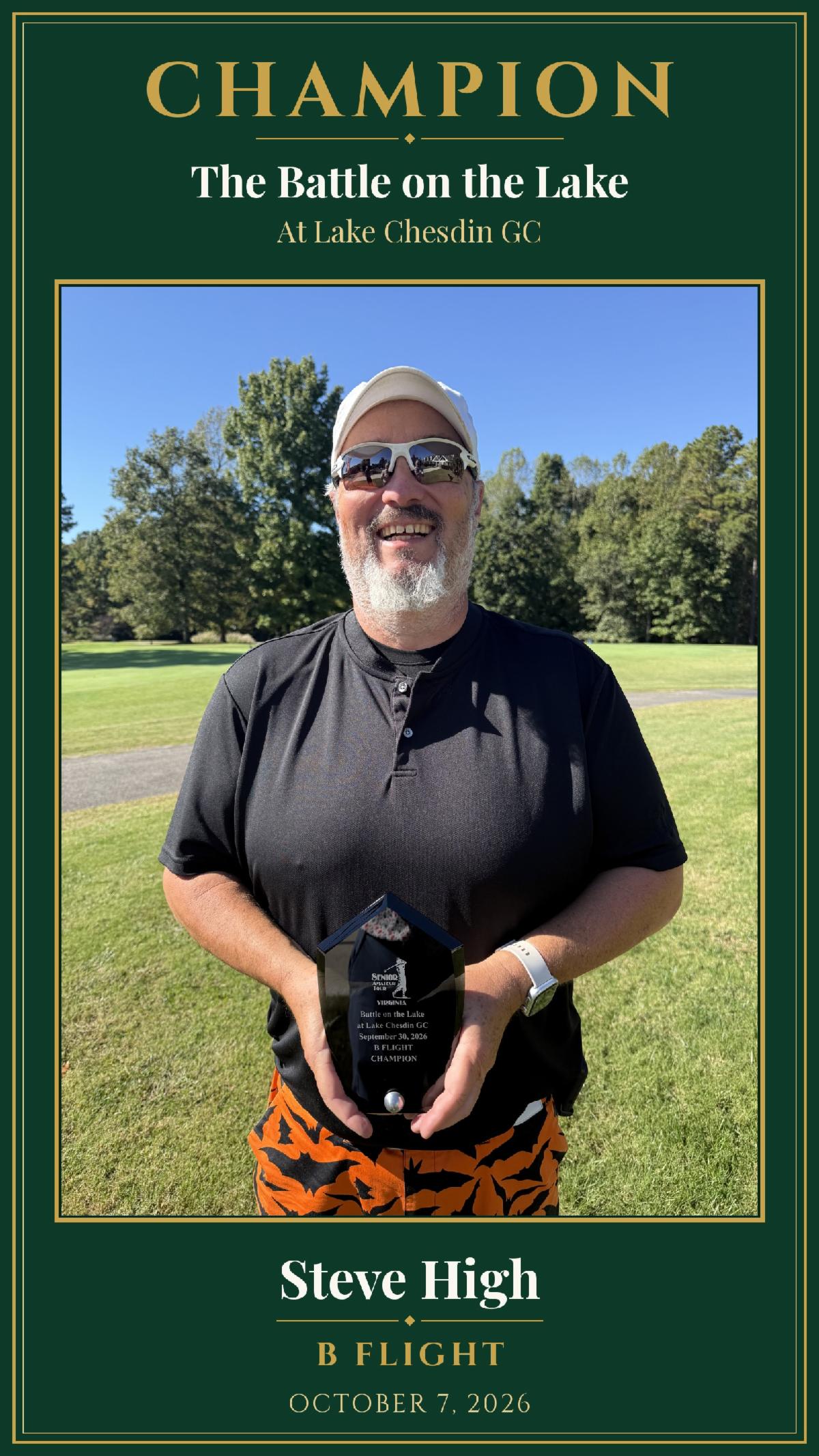 Steve High - B Flight Winner