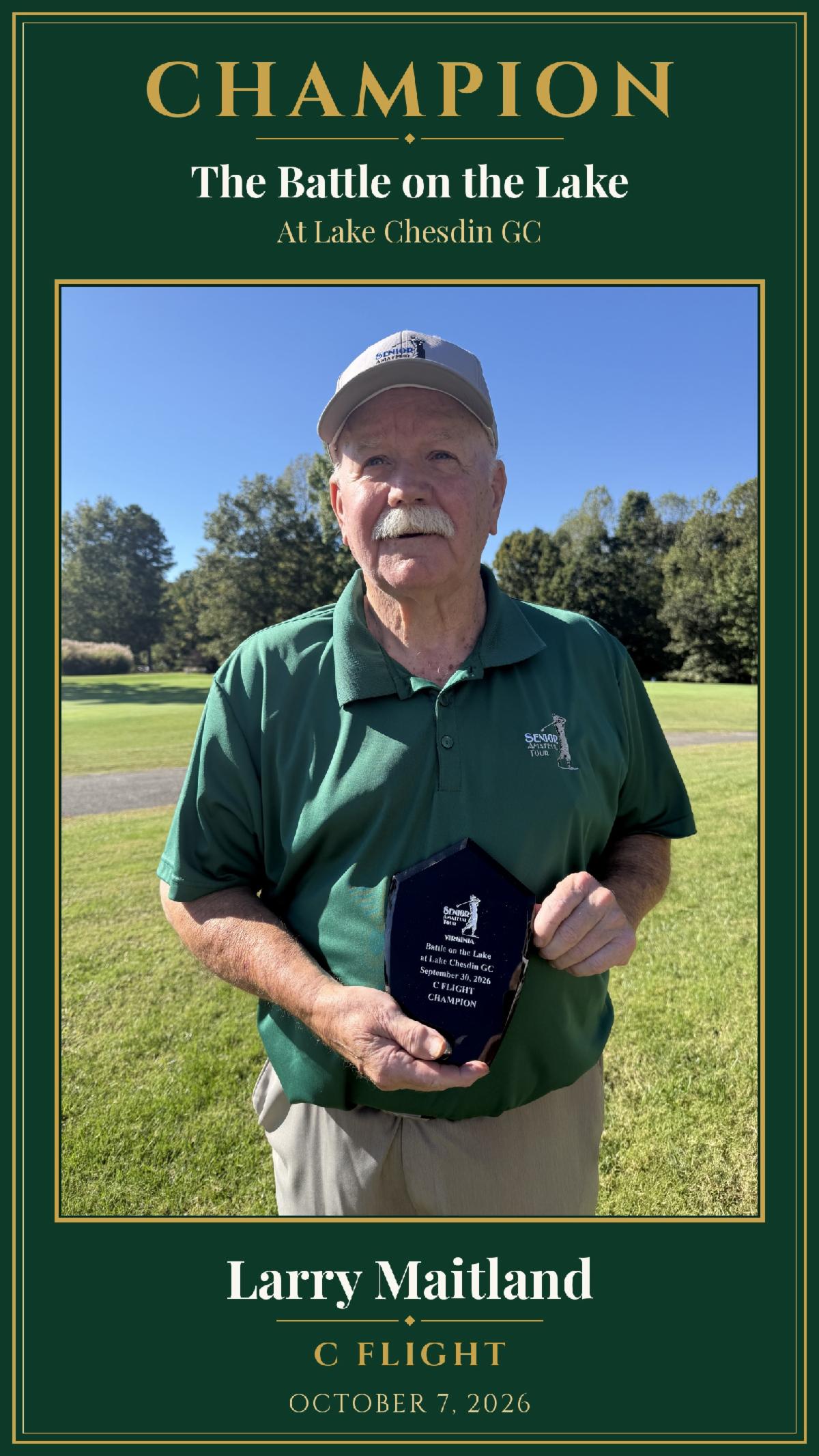 Larry Maitland - C Flight Winner
