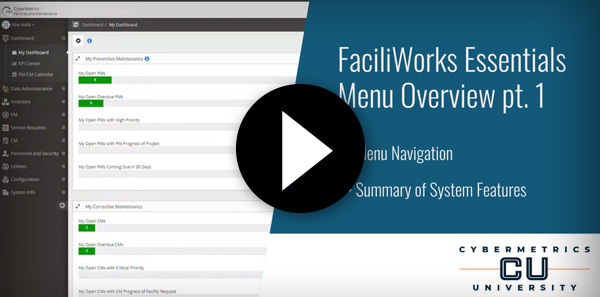 FaciliWorks Essentials self-paced training
