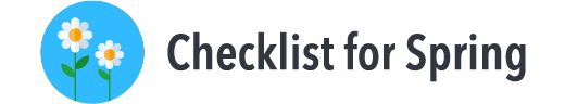 Checklist for Spring