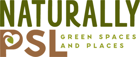 Naturally PSL green spaces and places logo
