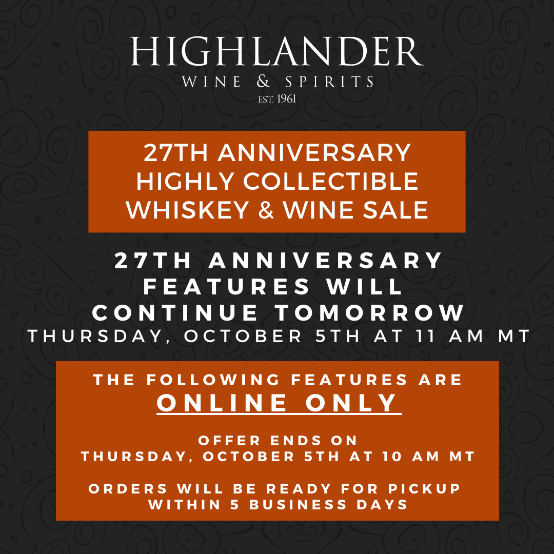Highly Collectible Whiskey & Wine Sale Begins Now