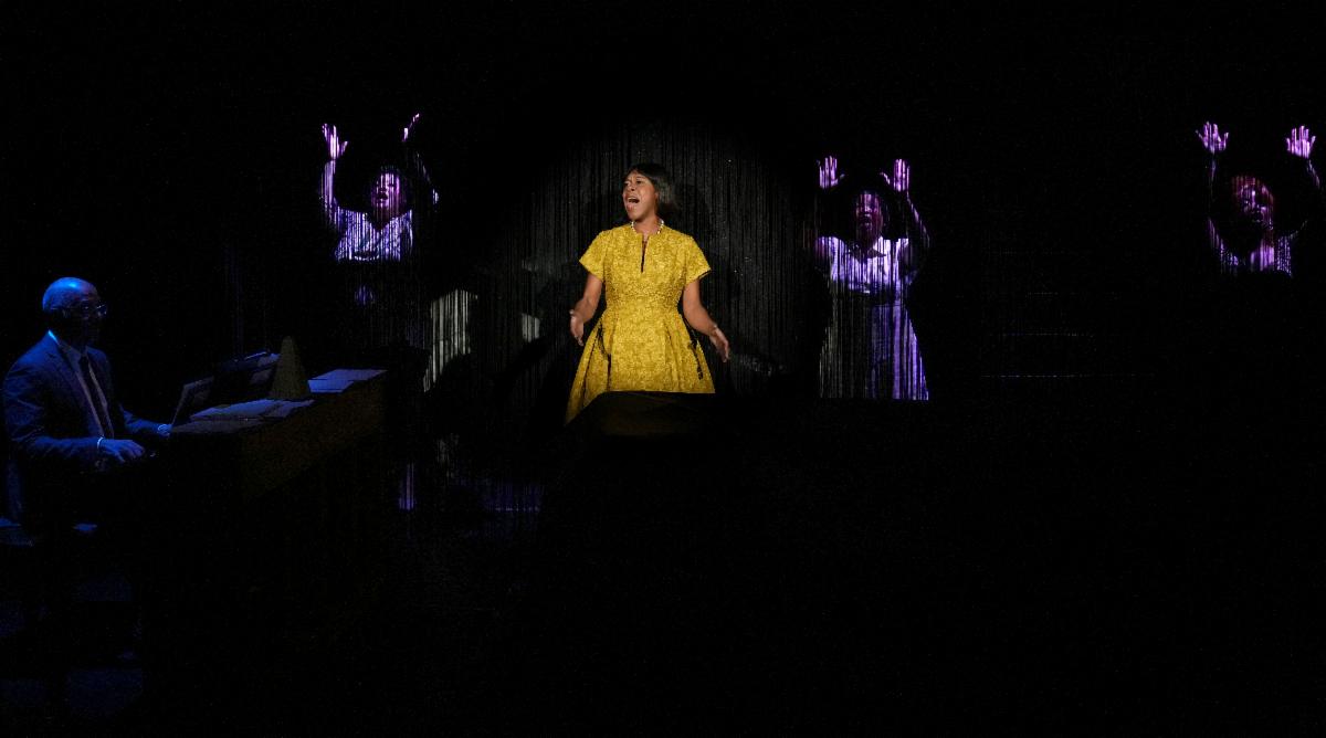 Cast of Nina Simone: Four Women onstage at Pillsbury House + Theatre