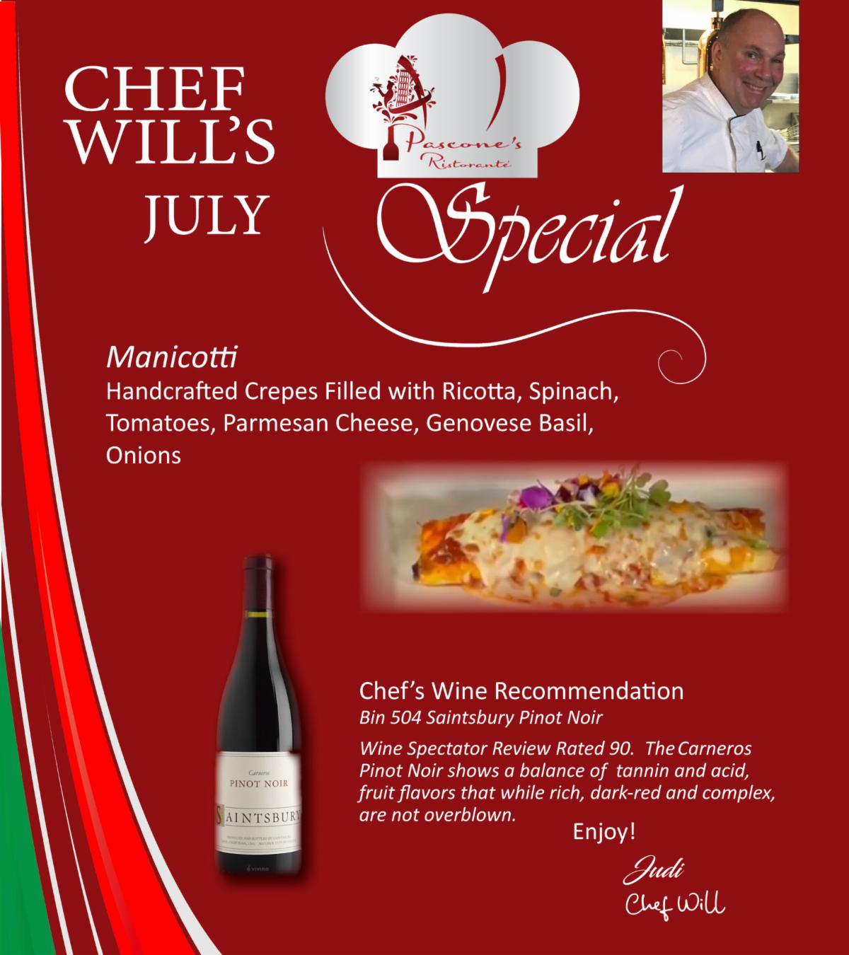 Chef Will s July Special Don t Miss This Chef Will s July Special Don t Miss This