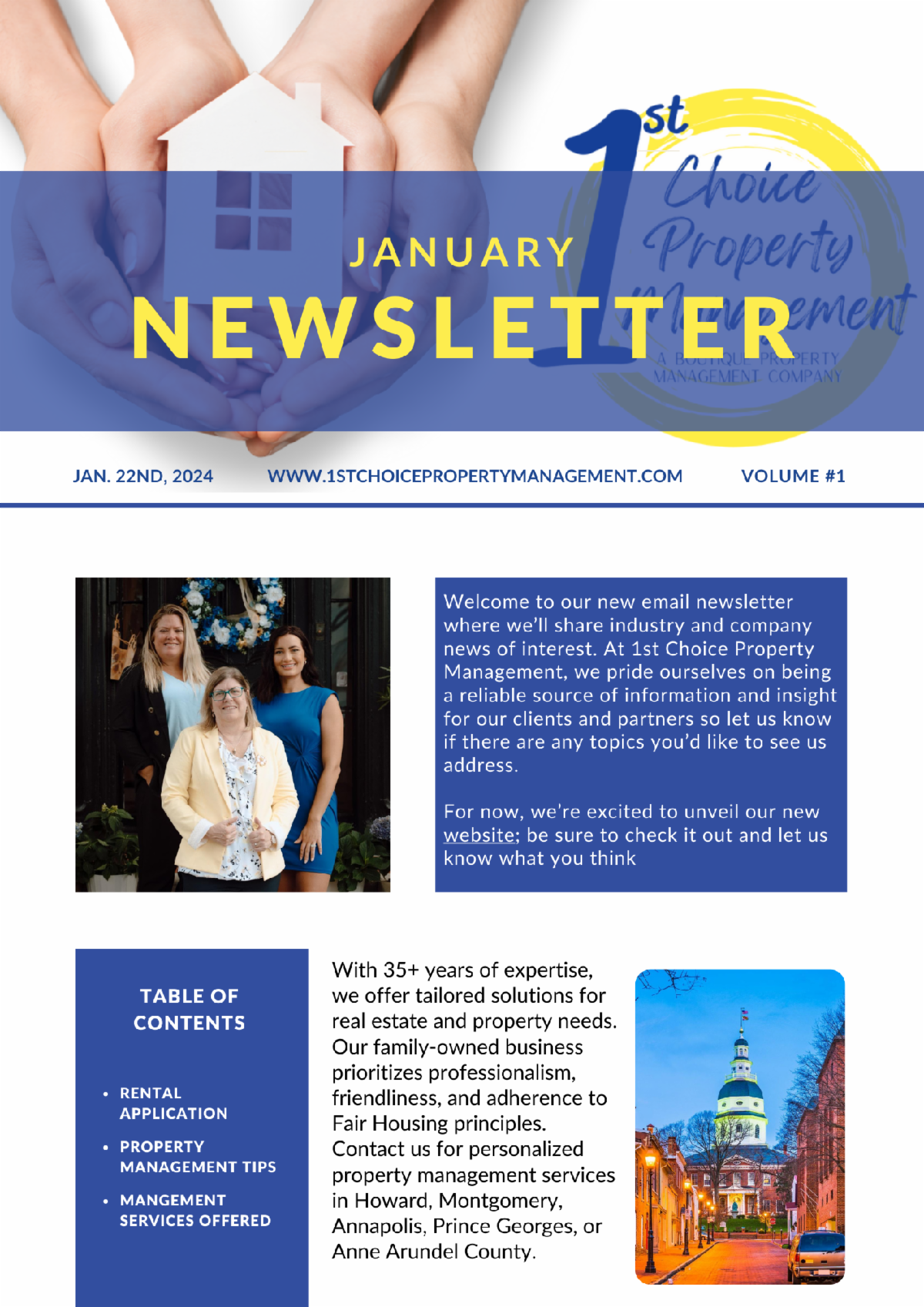 Explore the Latest 1st Choice Property Management's New Newsletter