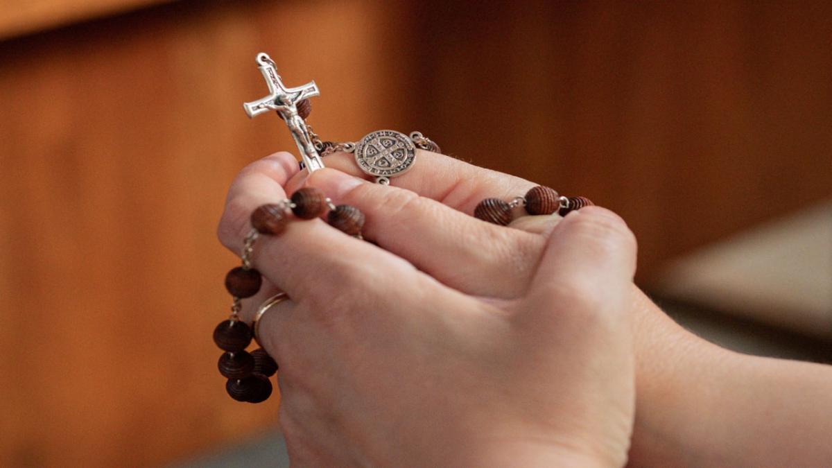 Image of person praying