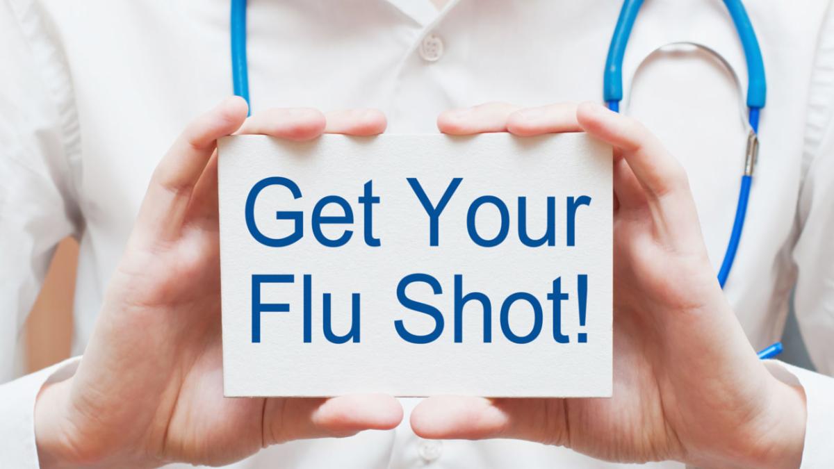 Get your flu shot image.