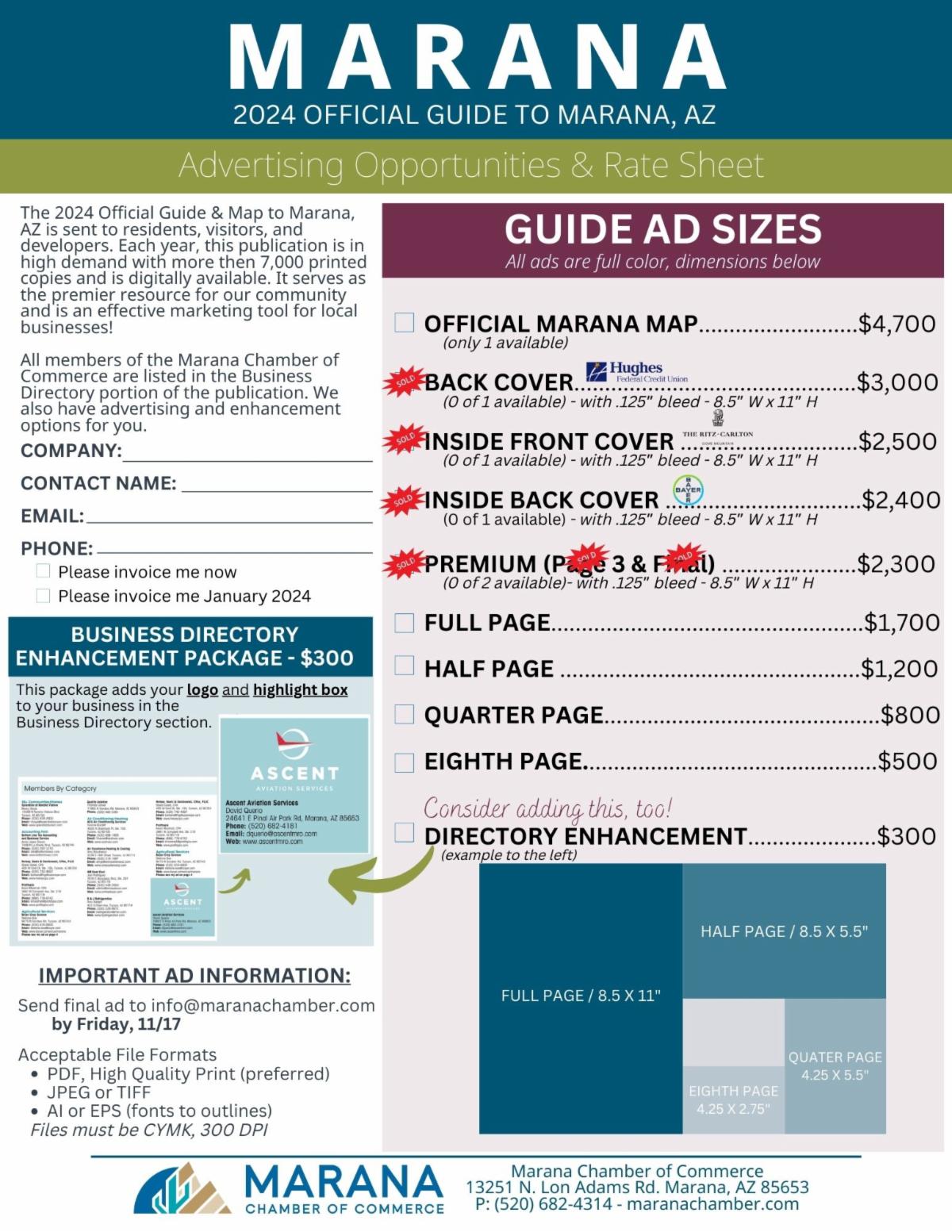 Official Marana Guide & Map Marana Chamber of Commerce