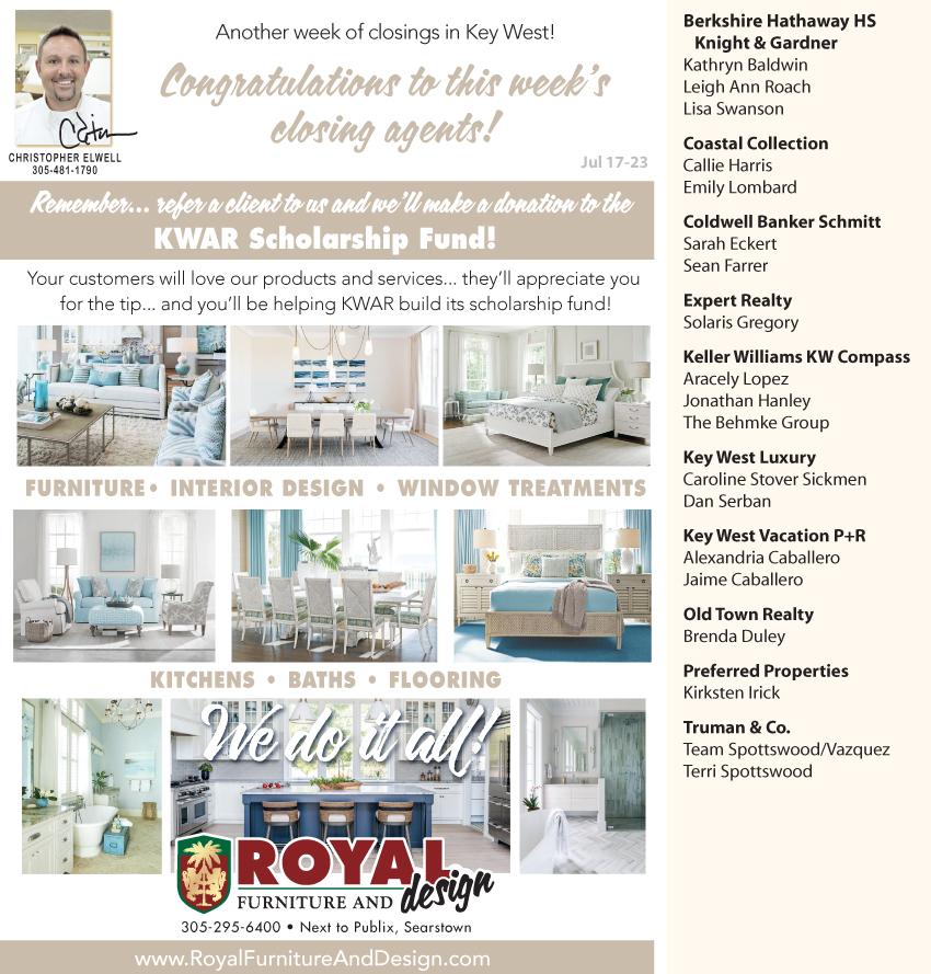 Congratulations to Realtors and Agents in Key West