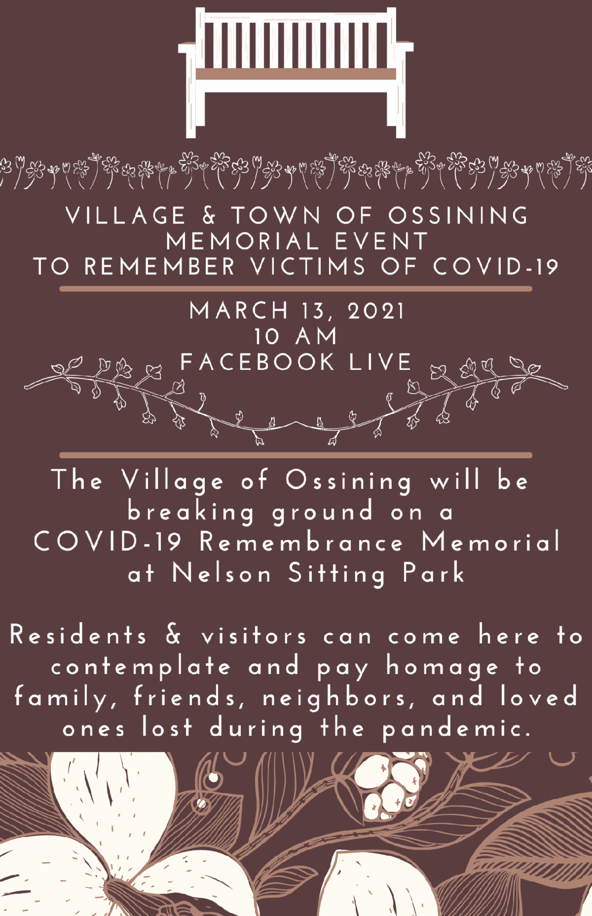 OSSINING WEEKLY WEB BLAST 3112021