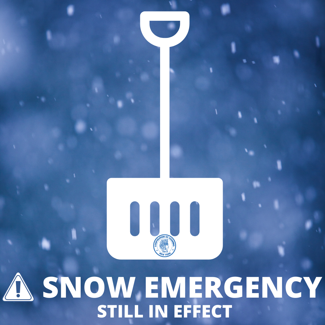 Snow Emergency is Still in Effect (2/180/2021)