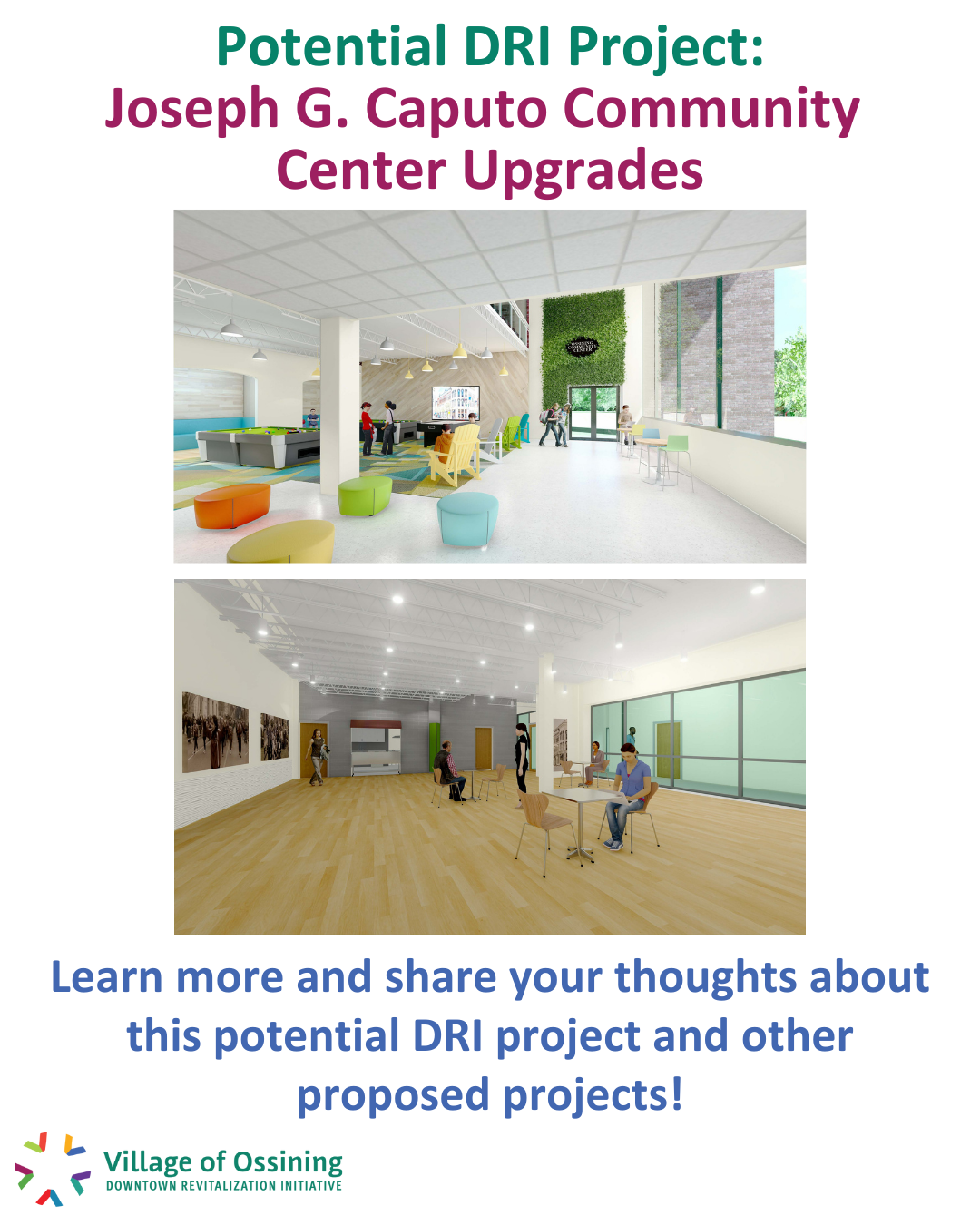 Village of Ossining DRI Have you provided your feedback for the