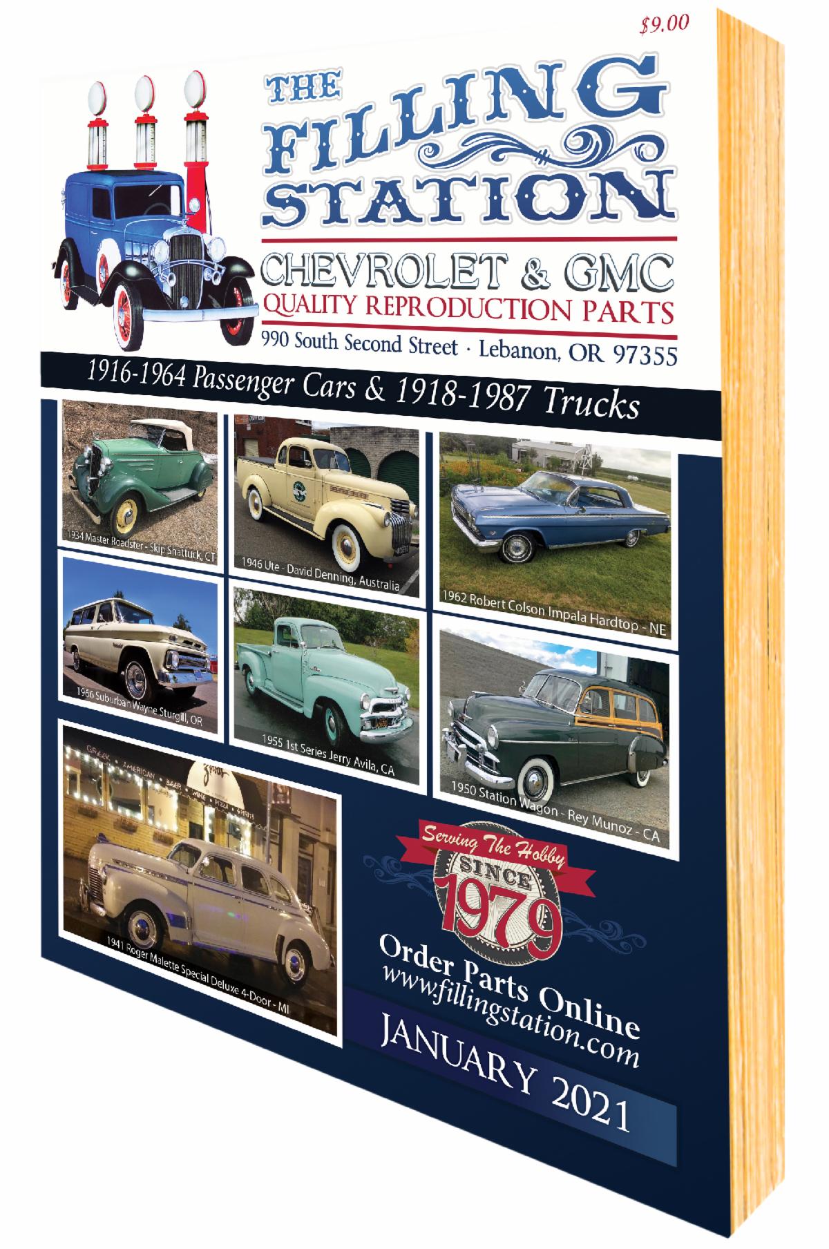 Vintage Chevrolet Parts Newsletter from The Filling Station