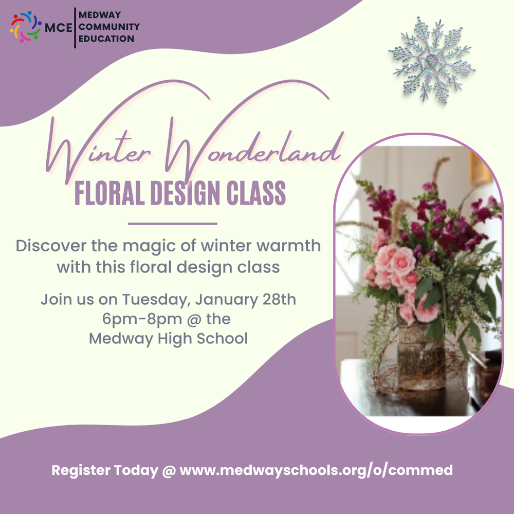 Medway Community Education Floral Design Class