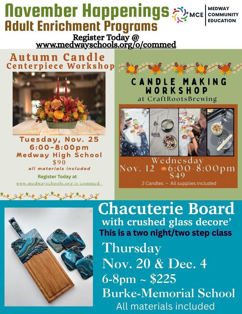 November Adult Enrichment Programs