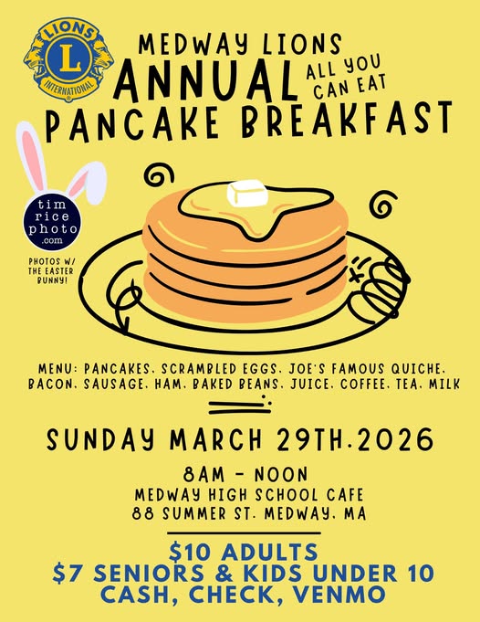 Medway Lions Club Annual Pancake Breakfast