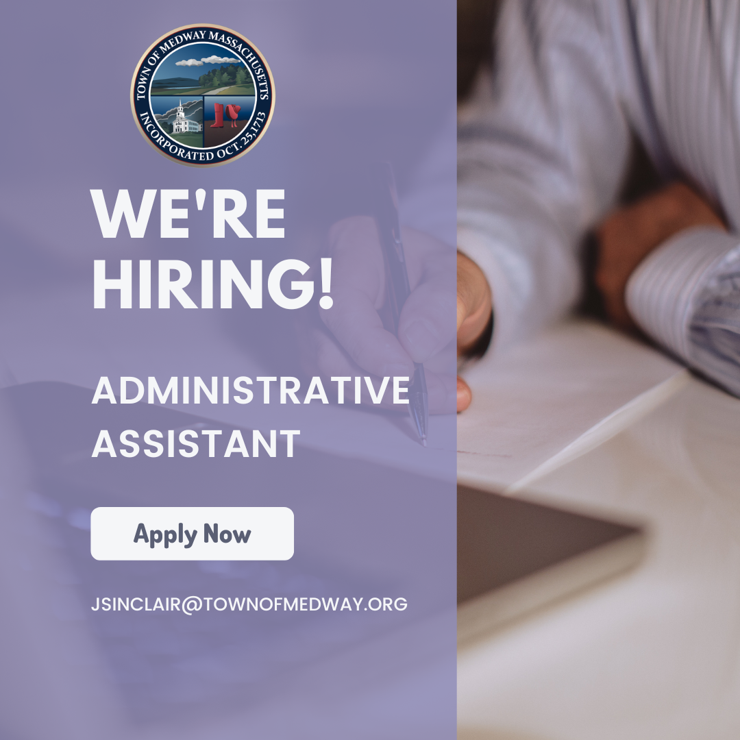 Medway DPW seeks Administrative Assistant