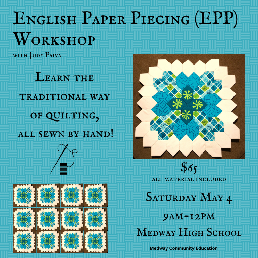 Medway Community Education - English Paper Piecing Workshop